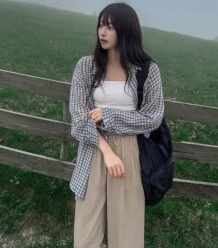Linen Relaxed Fit Casual Trousers