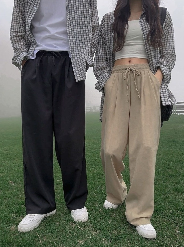 Linen Relaxed Fit Casual Trousers