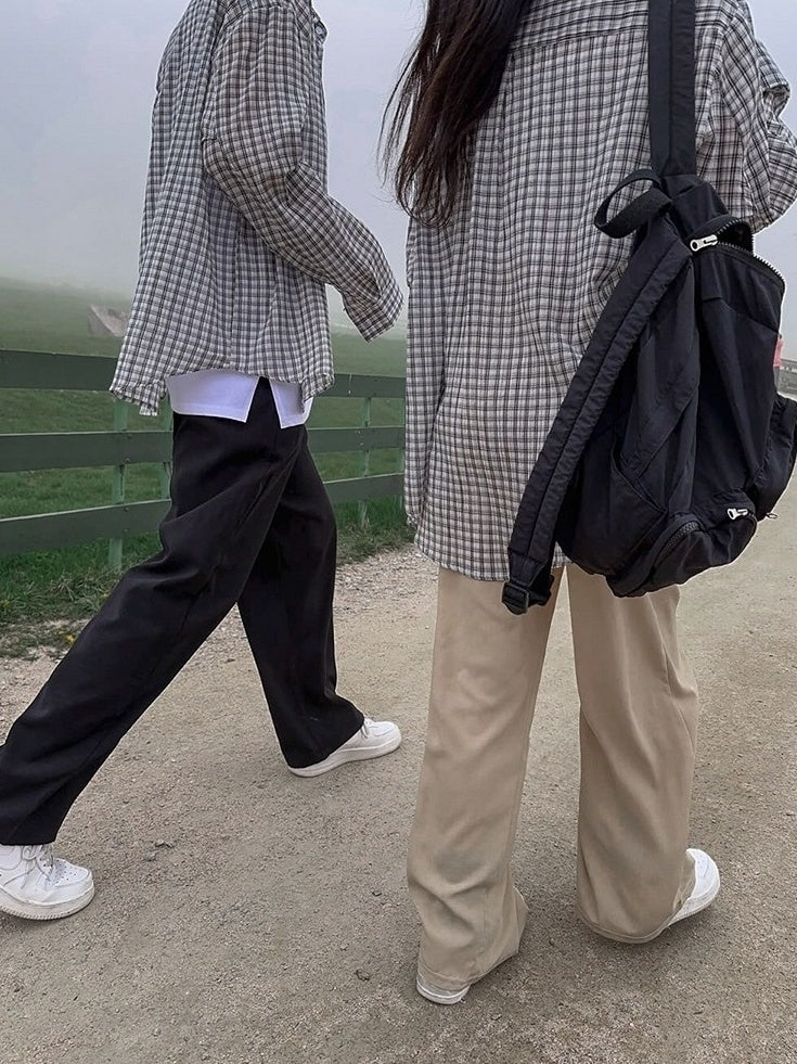 Linen Relaxed Fit Casual Trousers