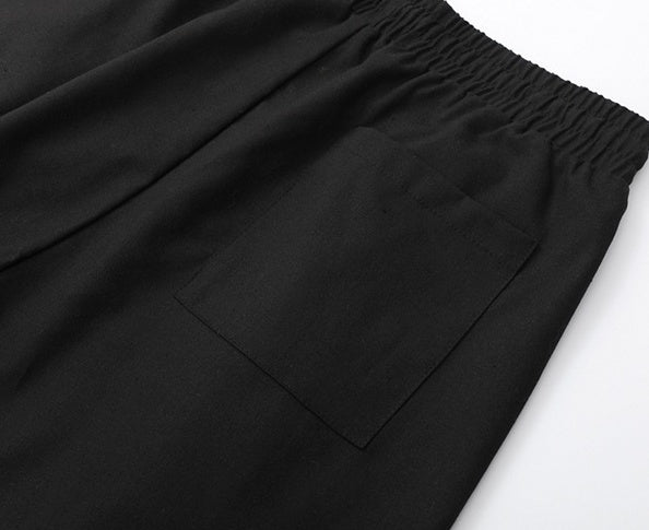 Linen Relaxed Fit Casual Trousers