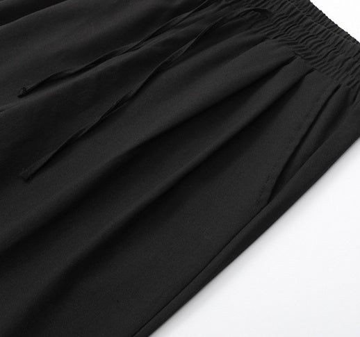 Linen Relaxed Fit Casual Trousers