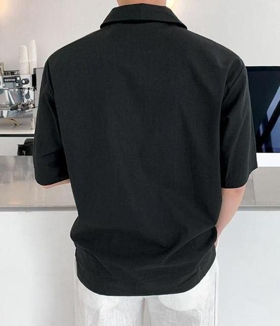 Linen Short Sleeve Casual Shirt