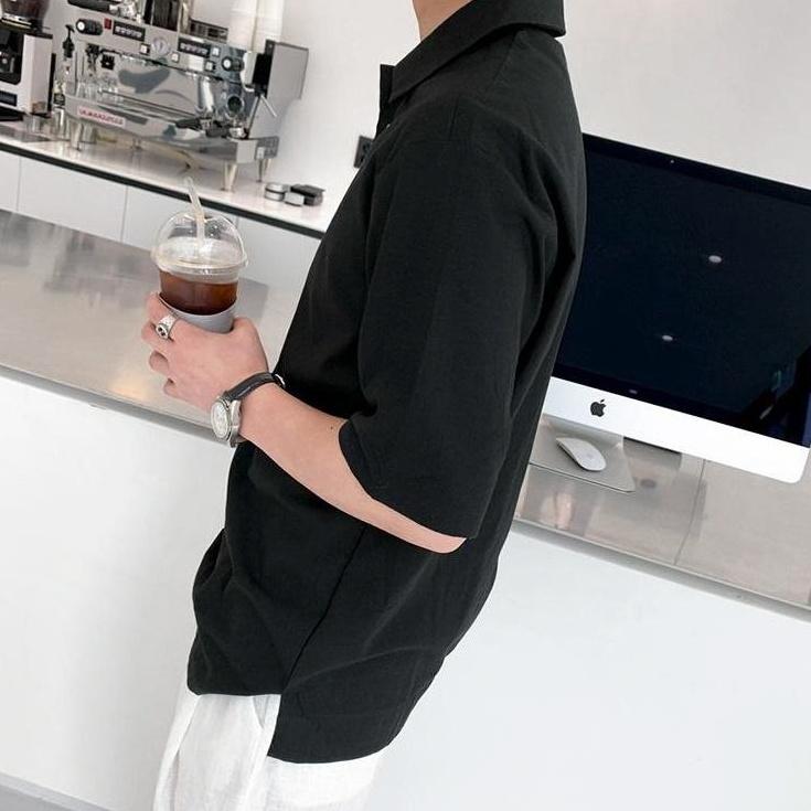 Linen Short Sleeve Casual Shirt