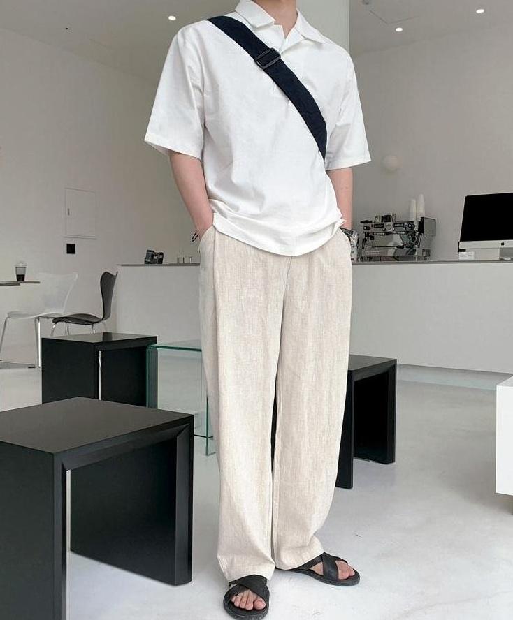 Linen Short Sleeve Casual Shirt
