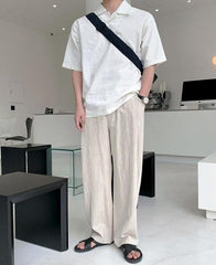 Linen Short Sleeve Casual Shirt