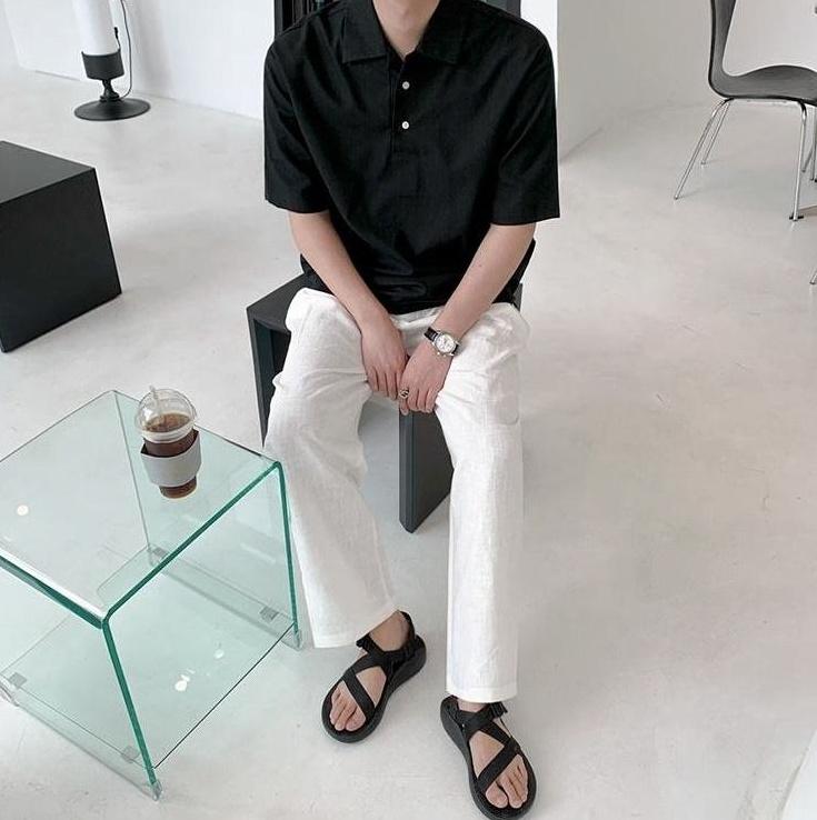 Linen Short Sleeve Casual Shirt