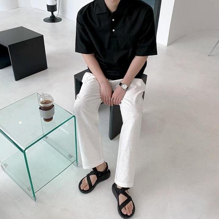 Linen Short Sleeve Casual Shirt