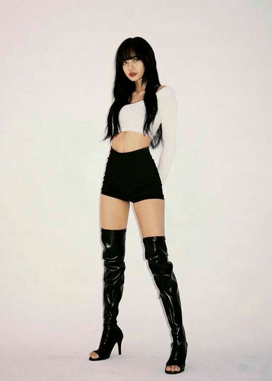 Black High-Waisted Slim Fit Shorts
