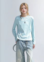 Long Sleeve Athletic Crop Top