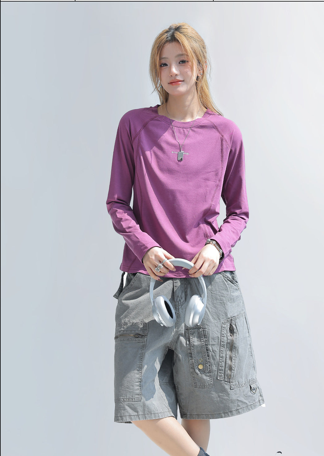Long Sleeve Athletic Crop Top