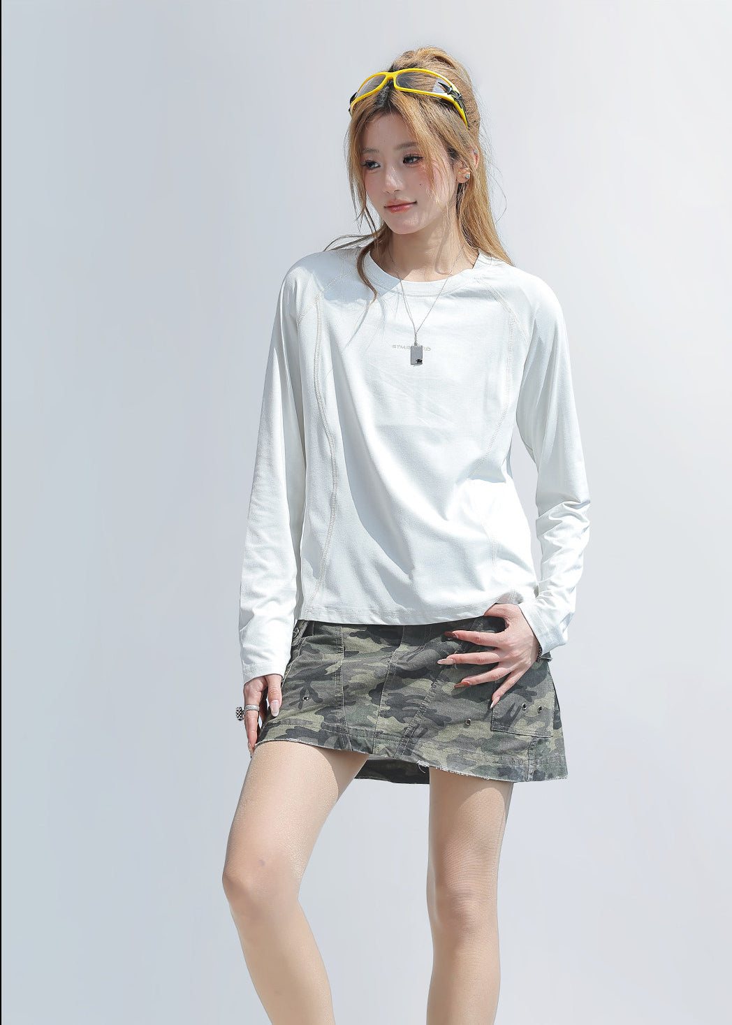 Long Sleeve Athletic Crop Top