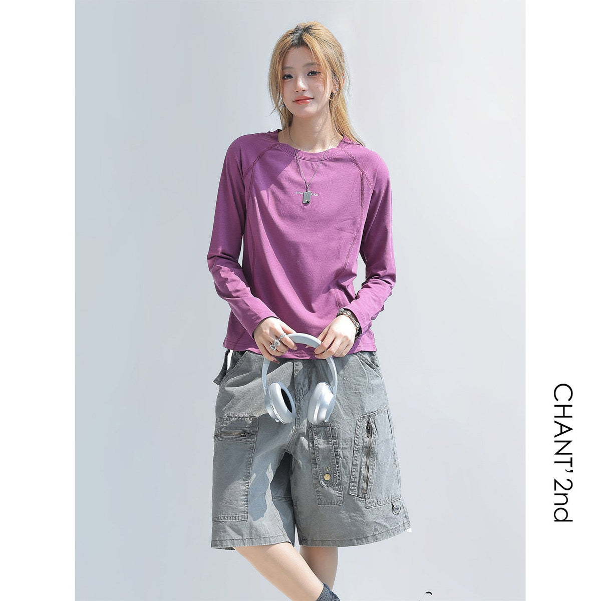 Long Sleeve Athletic Crop Top