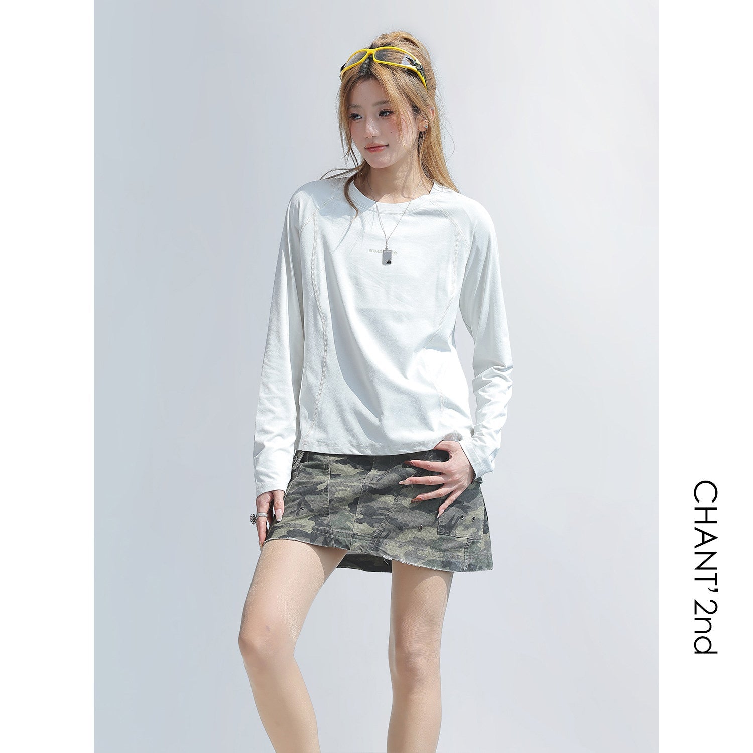 Long Sleeve Athletic Crop Top