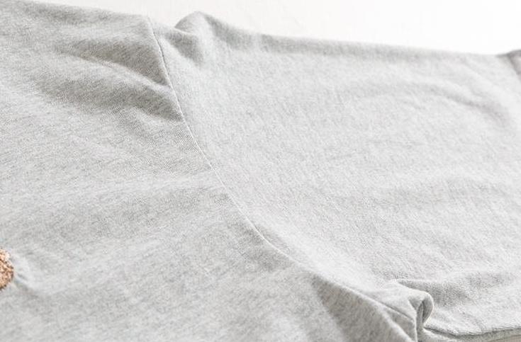 Loose Fit Bear Print T-Shirt