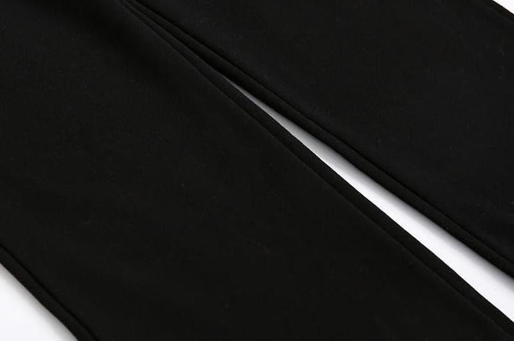 Loose Fit Casual Sports Pants Black Gray