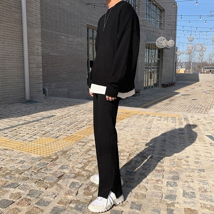Loose Fit Casual Trousers