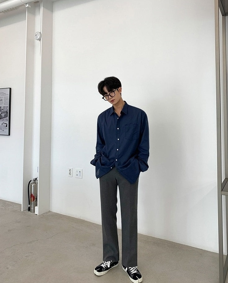 Loose Fit Casual Trousers