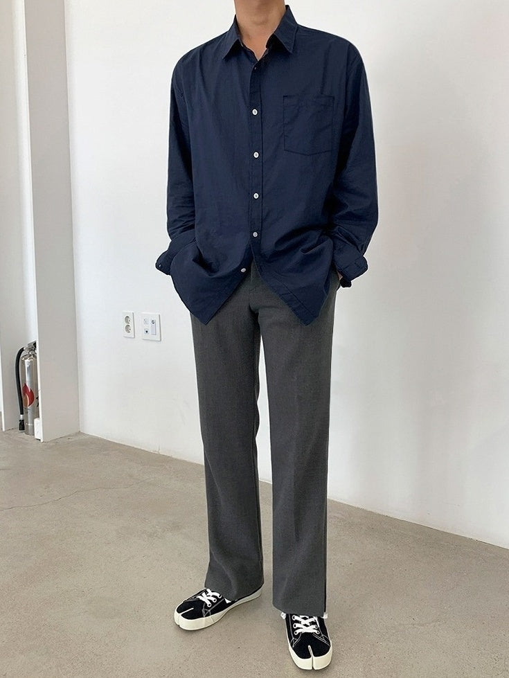 Loose Fit Casual Trousers