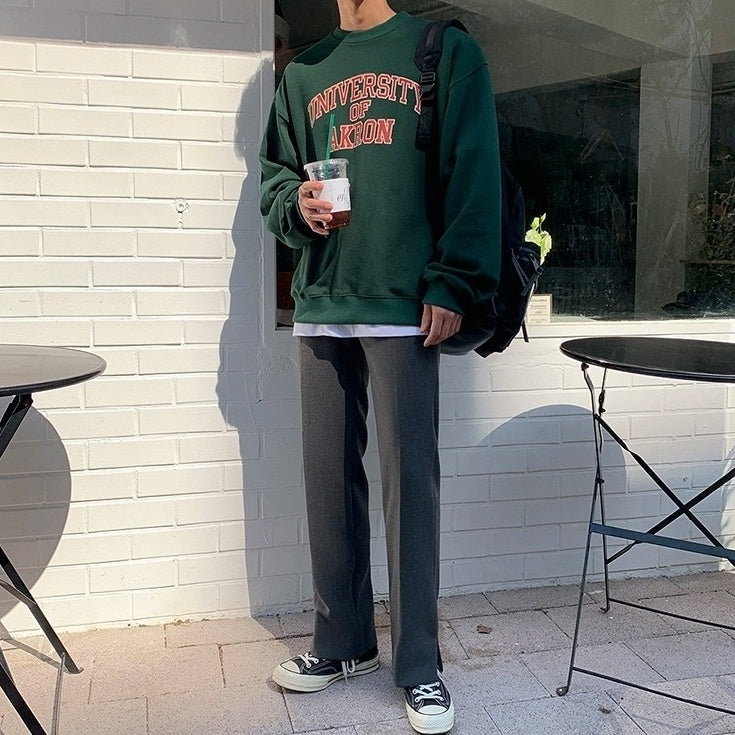 Loose Fit Casual Trousers