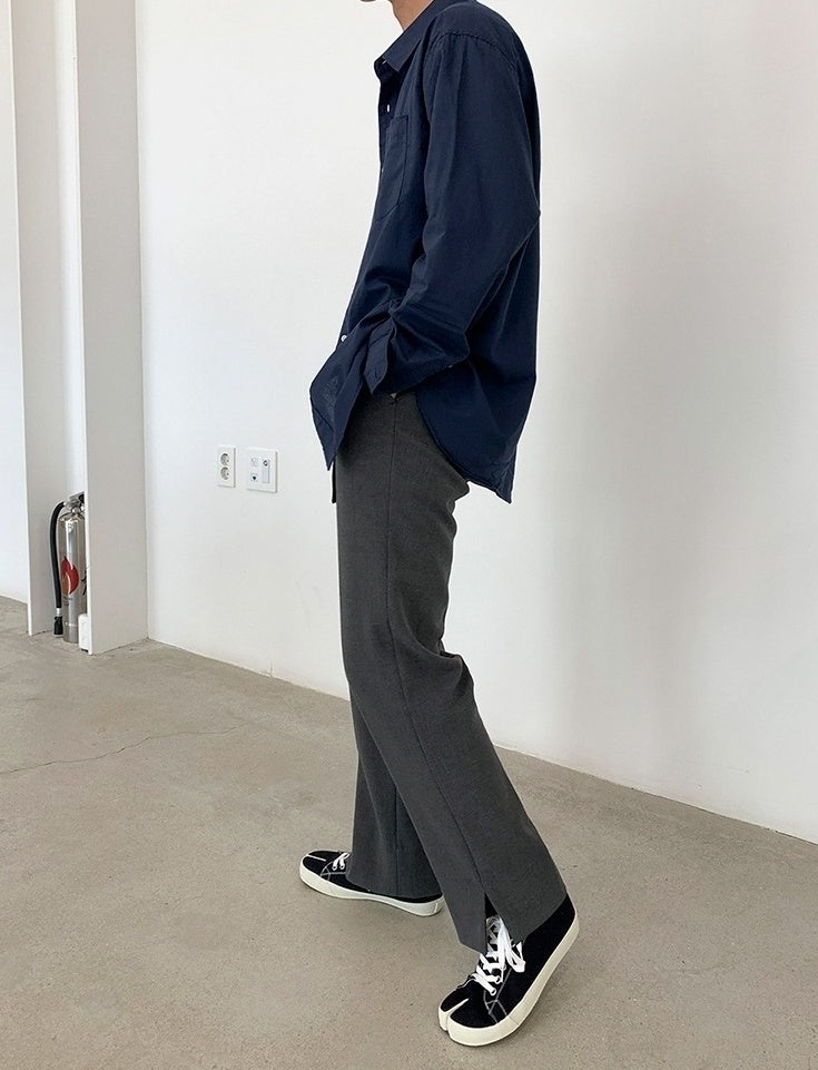 Loose Fit Casual Trousers
