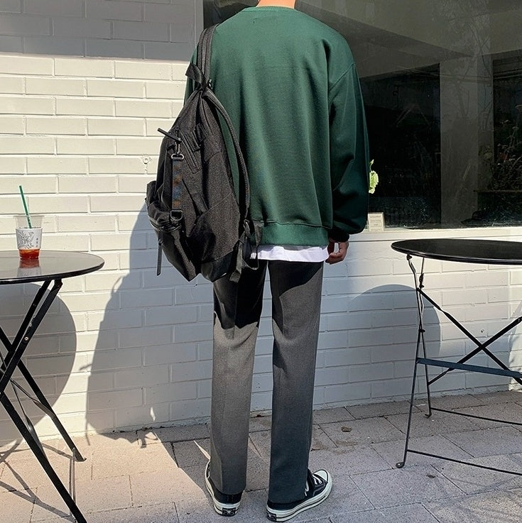 Loose Fit Casual Trousers