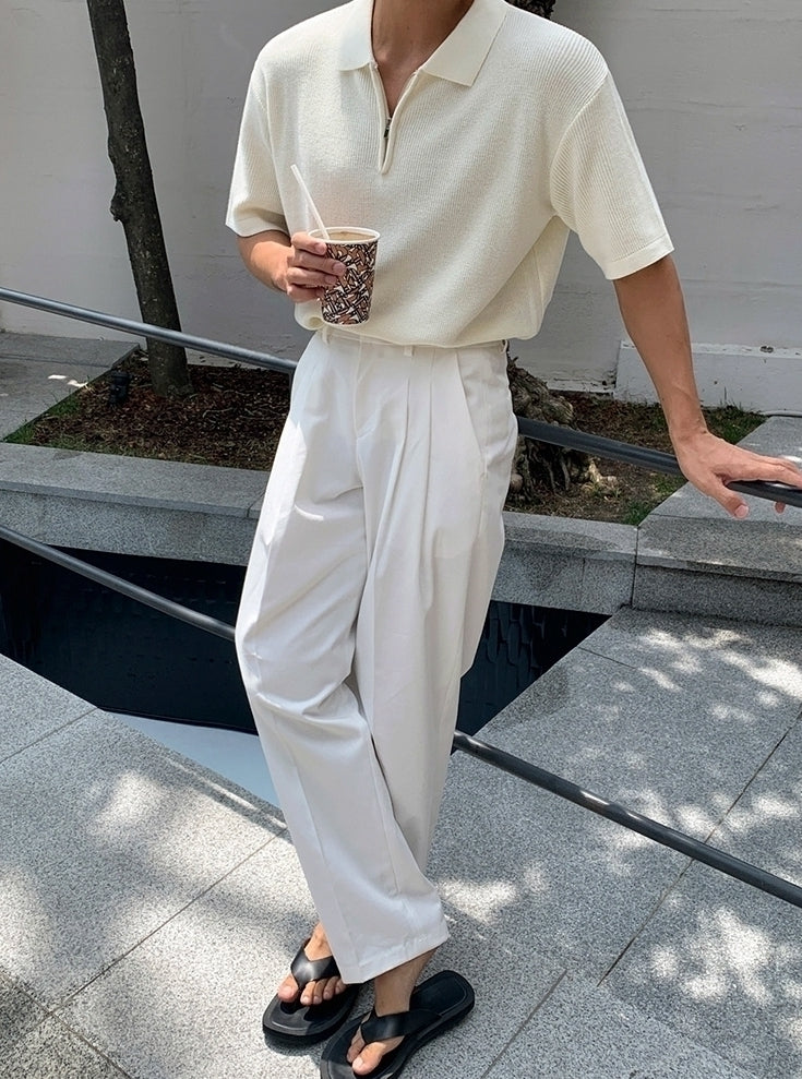 Loose Fit Casual Trousers