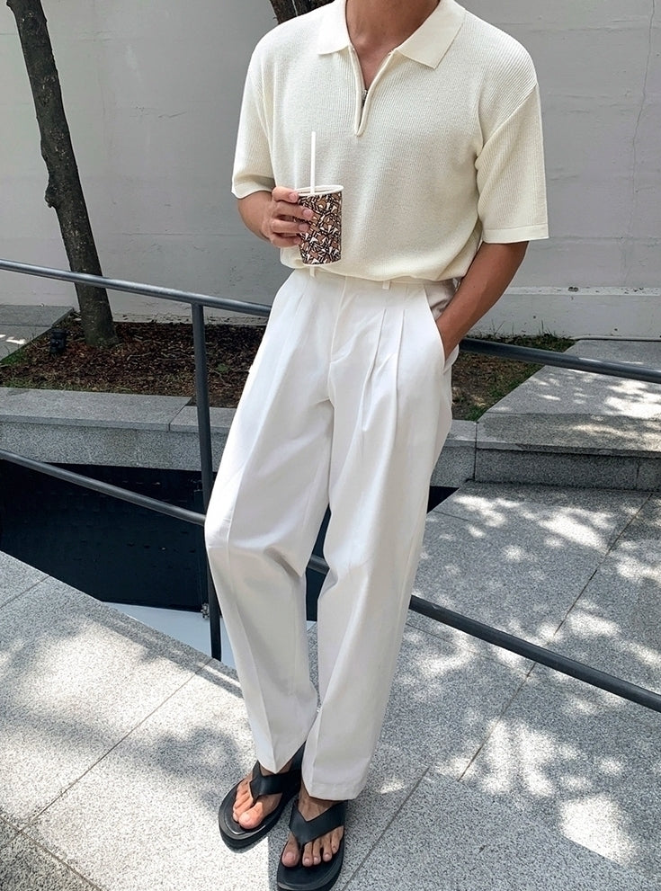 Loose Fit Casual Trousers