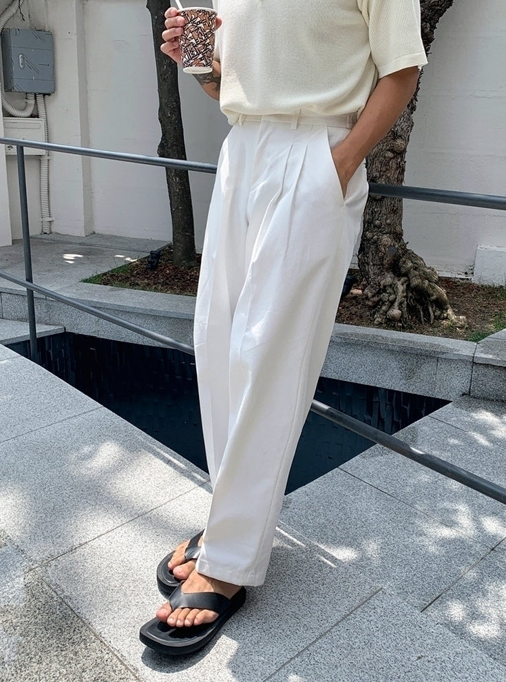 Loose Fit Casual Trousers