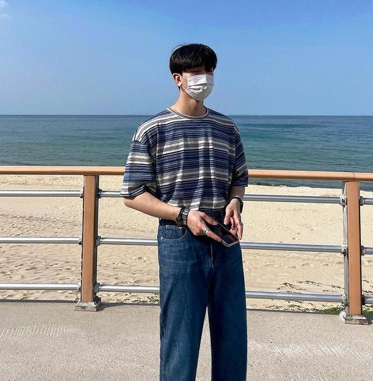 Loose Fit Denim Casual Pants