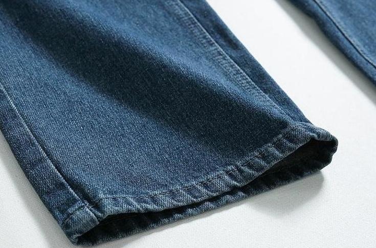 Loose Fit Denim Casual Pants