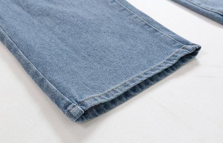 Loose Fit Patchwork Jeans