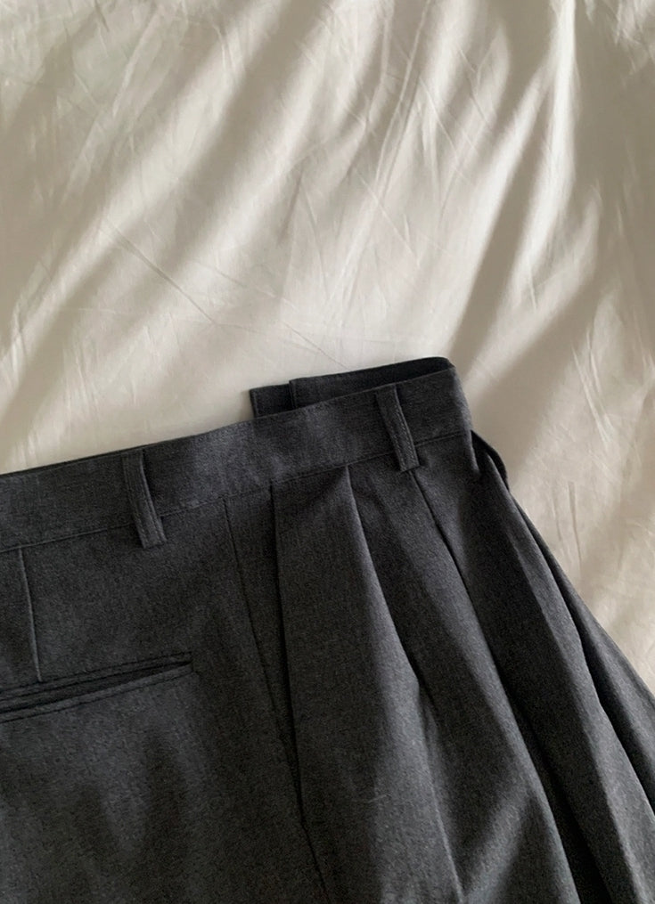 Loose Fit Wideleg Casual Trousers