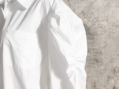 White Puffed Sleeve Shirt