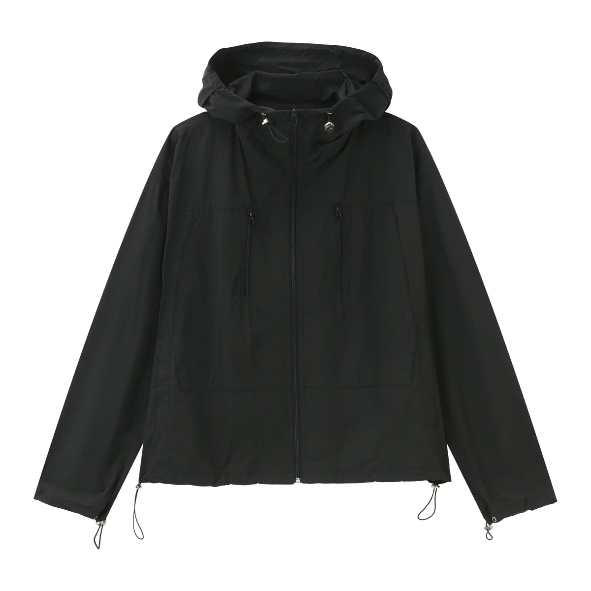 Minimalist Hooded Zip Sun Protection Jacket