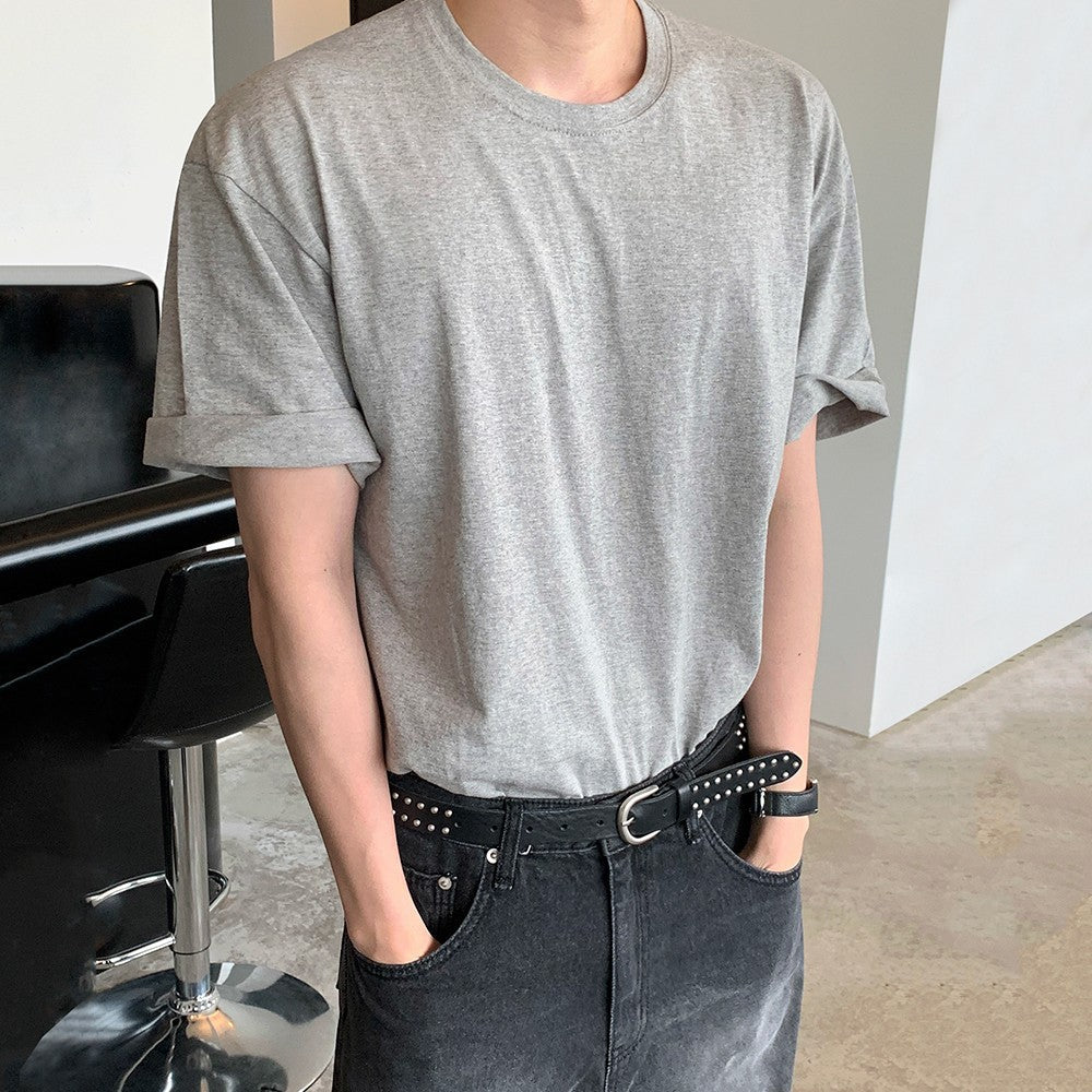 Minimalist Relaxed Fit Short Sleeve T-Shirt