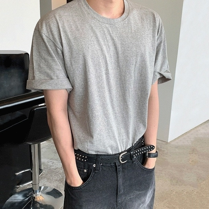 Minimalist Relaxed Fit Short Sleeve T-Shirt