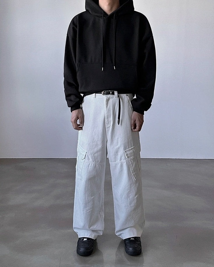 Minimalist Short Hooded Sweatshirt Korean Style Top