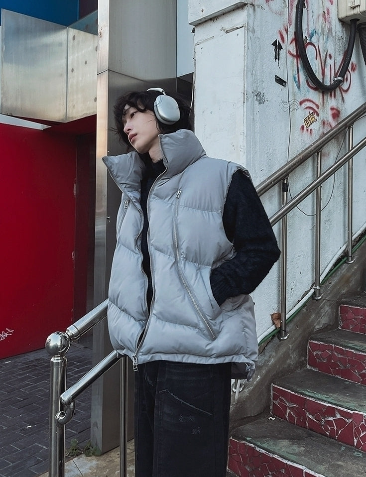 Minimalist Style High-Neck Knitted Base Layer Sweater