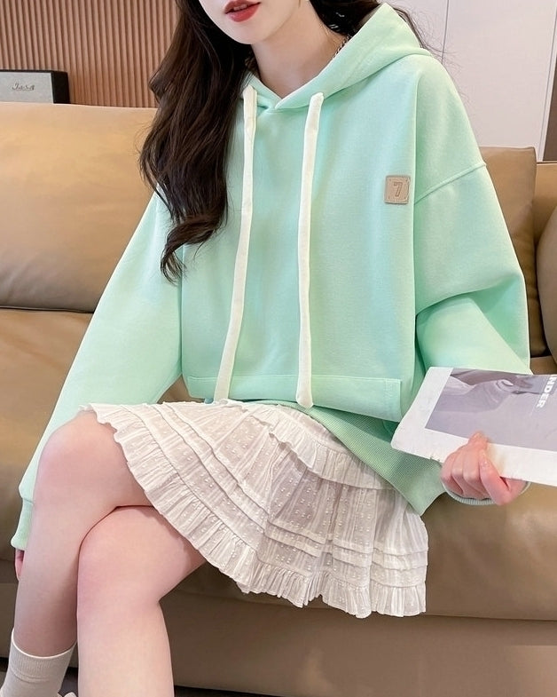 Mint Green Front Pocket Hoodie