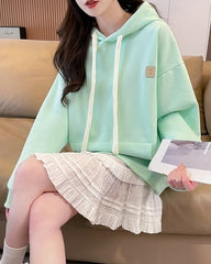 Mint Green Front Pocket Hoodie