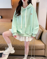 Mint Green Front Pocket Hoodie