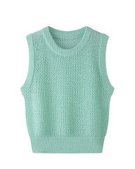 Mint Green Knitted Vest