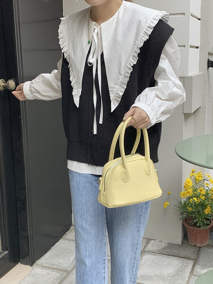 White Pointed Collar Blouse
