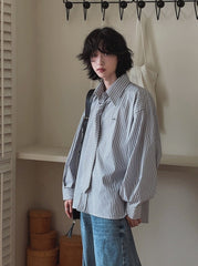 Striped Casual Shirt Set