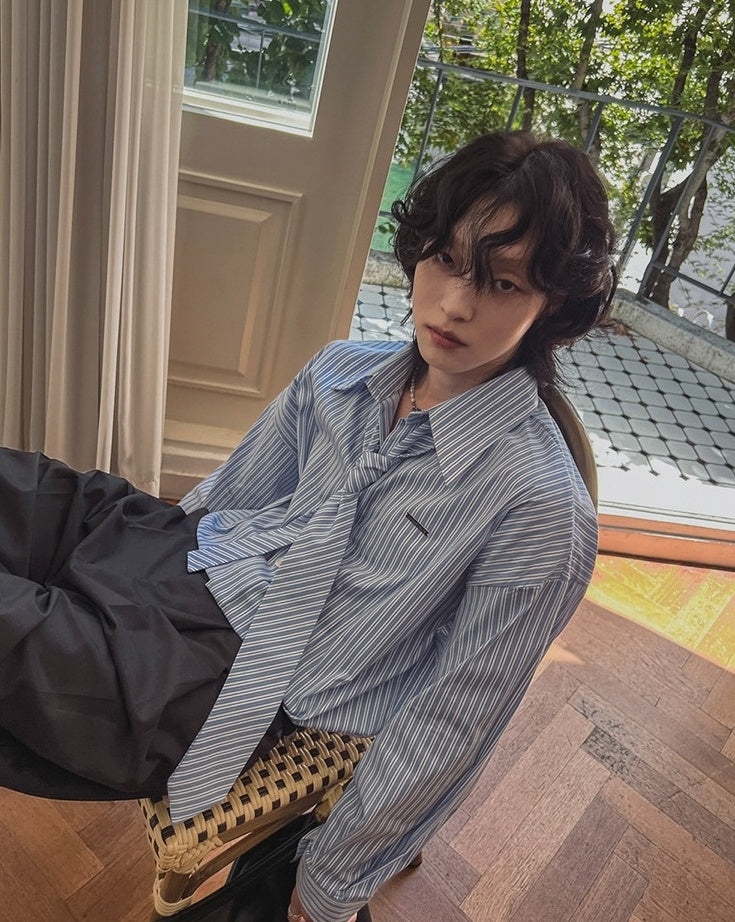 Striped Casual Shirt Set