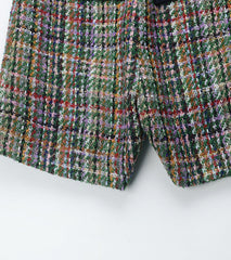Green Tweed Suit Shorts| Momo