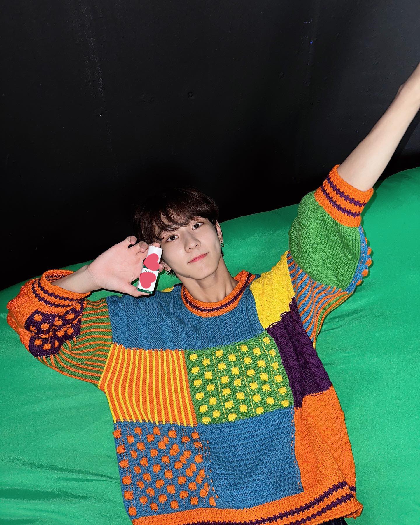 Multicolored Patches-Style Sweater