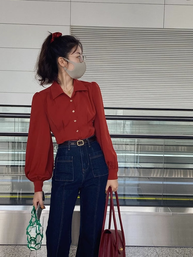 Navy Blue Jeans With Front Pockets
