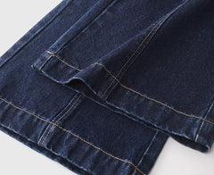 Navy Blue Jeans With Front Pockets