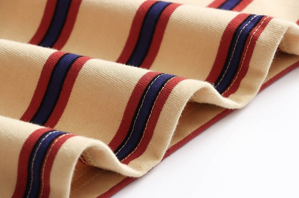 Navy Stripe Long Sleeve Top